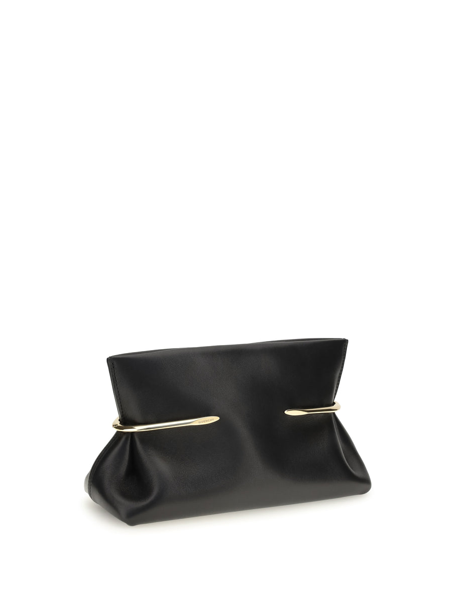 Clutch Bag Pinch Nappa Leather Black