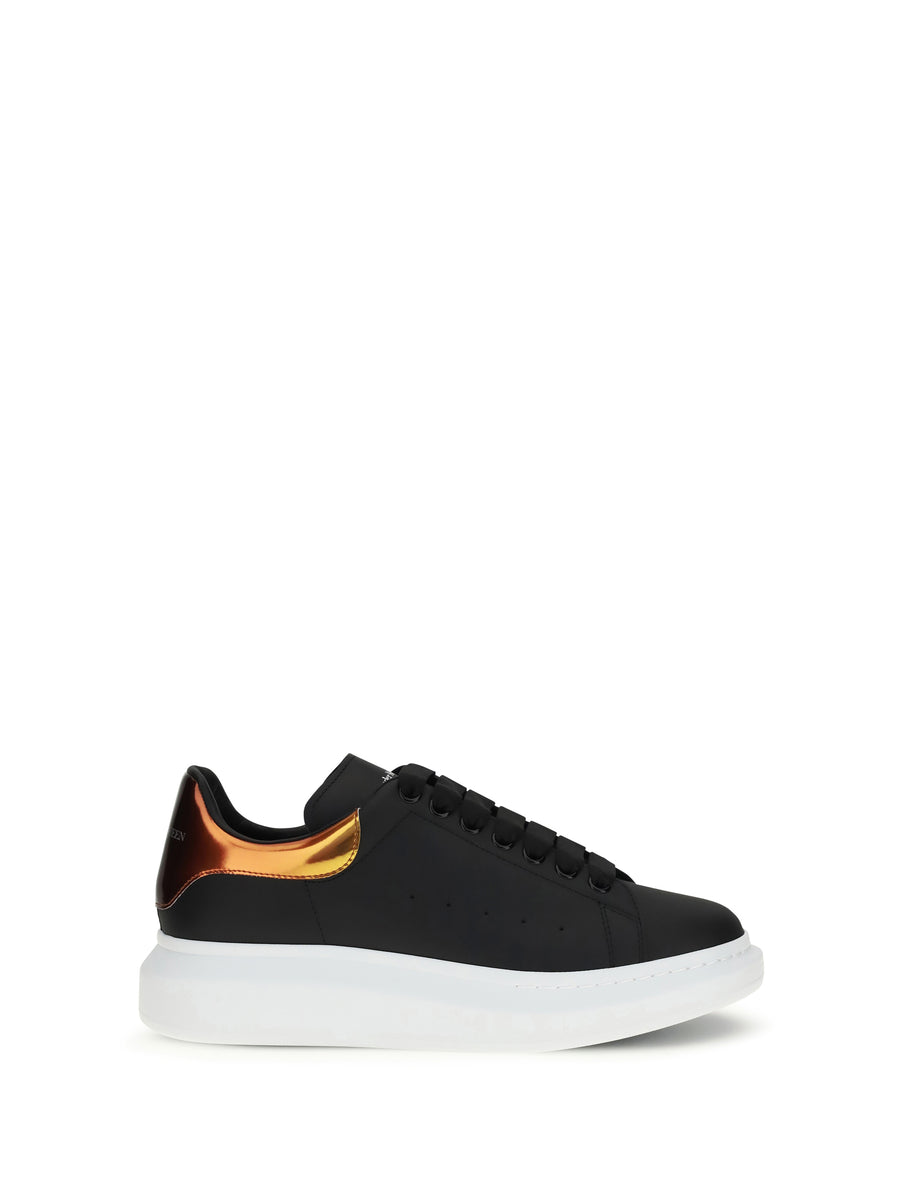 Alexander McQueen Upper: 100% Calf leather; Sole: 100% Rubber sneakers in black