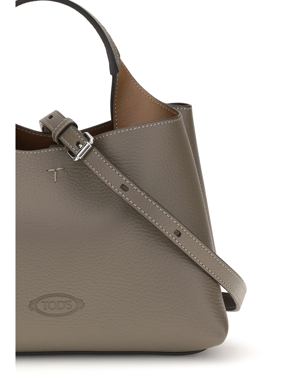 Micro Leather Handbag Clay/brown Calf Handbags