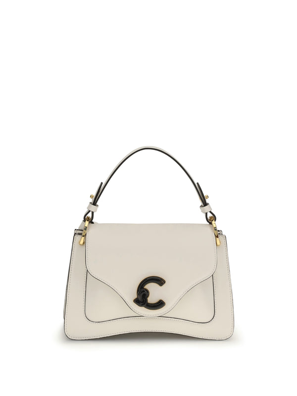 Coccinelle 100% Calf Leather Bos Taurus shoulder bag in beige