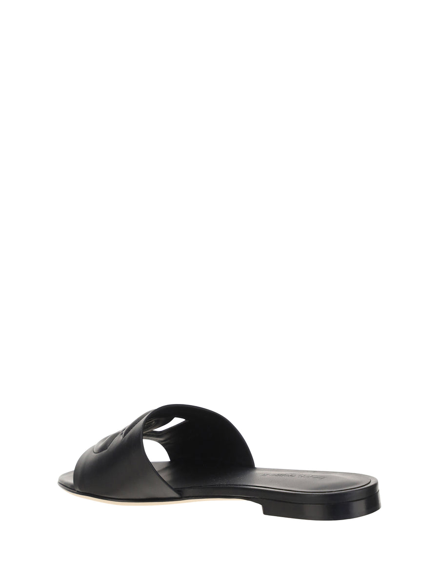 Millenials Sandals Nero Upper Calf Leather Bos Taurus