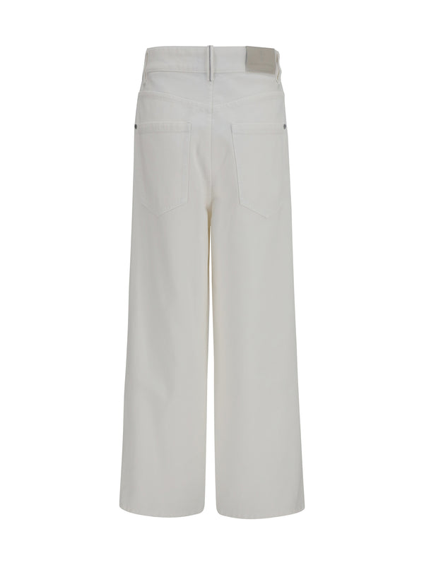 Jeans Palazzo Panama Cotton Trousers