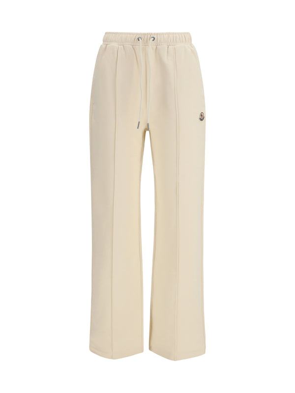 Moncler 100% Cotton joggers in beige
