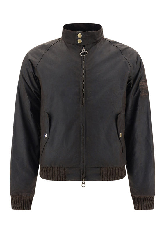 Wax Jacket Merchant Olive Cotton