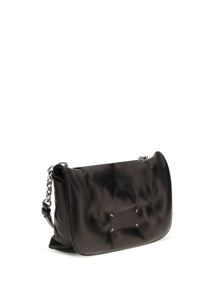 Mini Bag Glam Slam Flap Black Lambskin (ovis Aries) Shoulder