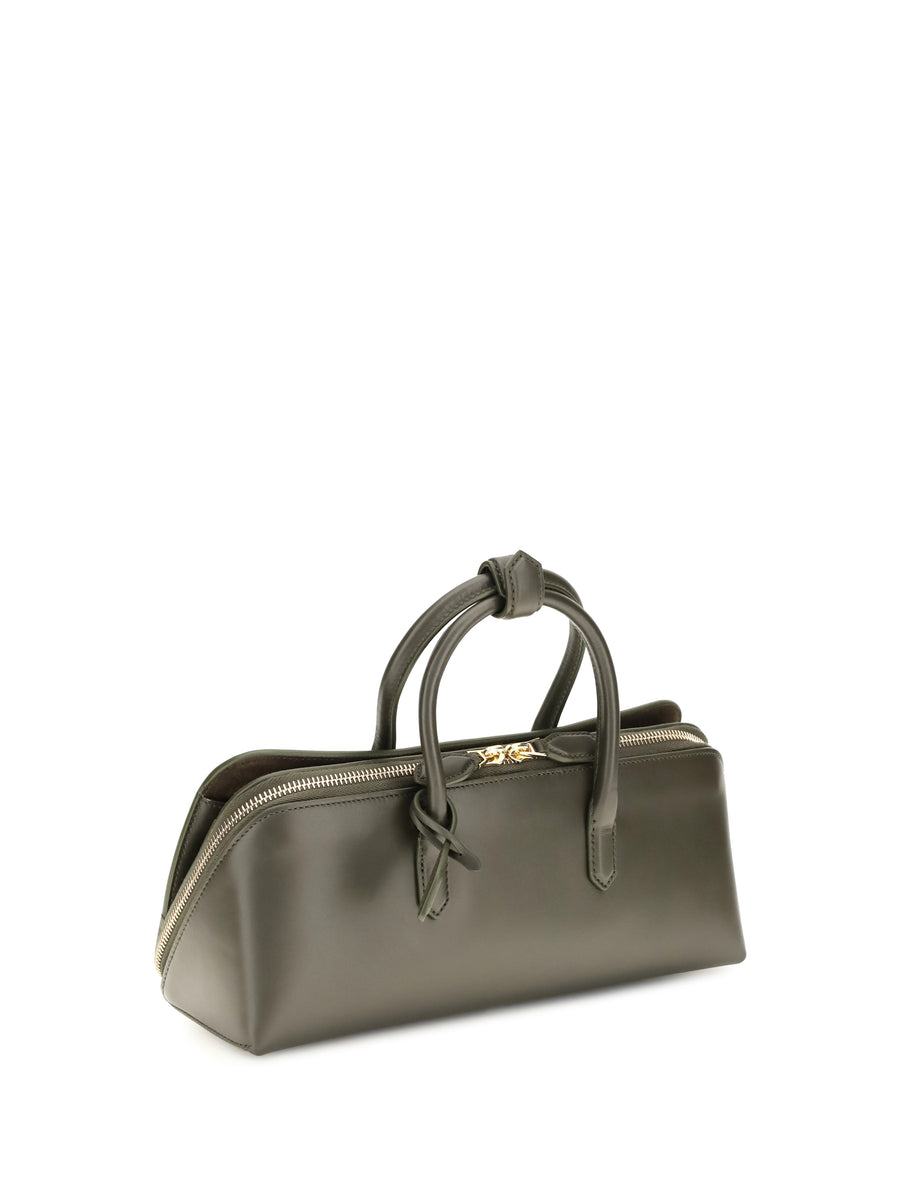 Handbag Delta Nubuck Calfskin Green Calf Leather Shoulder Bags