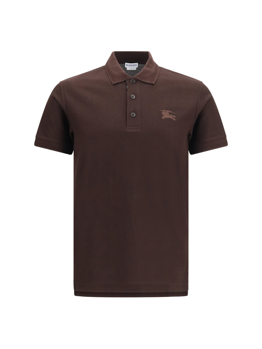 Burberry 100% Cotton polo shirt in brown