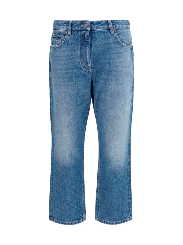 Valentino 100% cotton jeans in blue