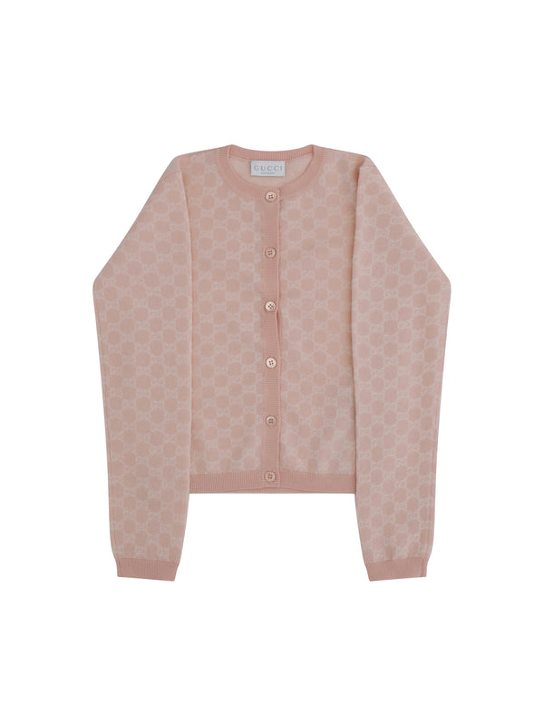 Gucci 100% Wool cardigan in pink