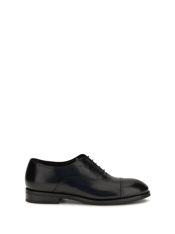 Santoni 100% Calf Leather (Bos Taurus) oxford in black