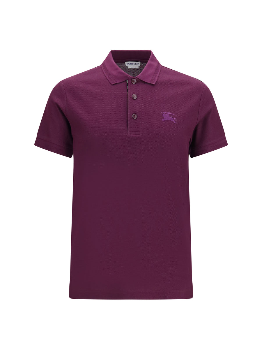 Polo Shirt Cotton Fig Purple