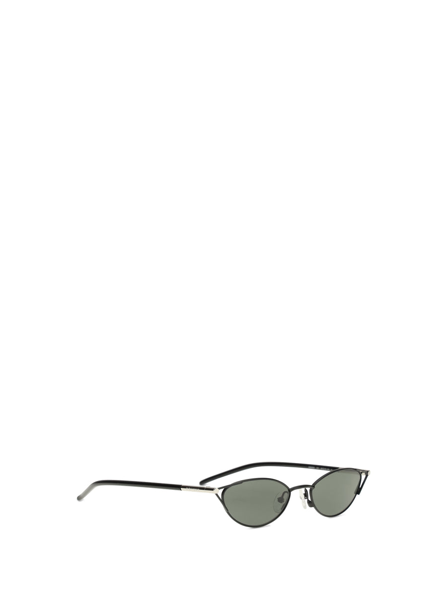 Sunglasses Slim Cat-Eye Black-Smoke Black/smoke Metal