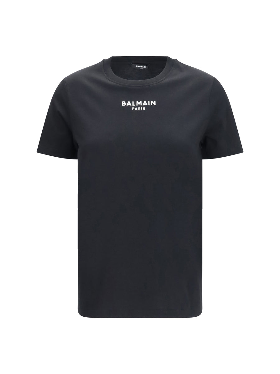Cotton Logo T-Shirt Black/white T-shirts & Jerseys