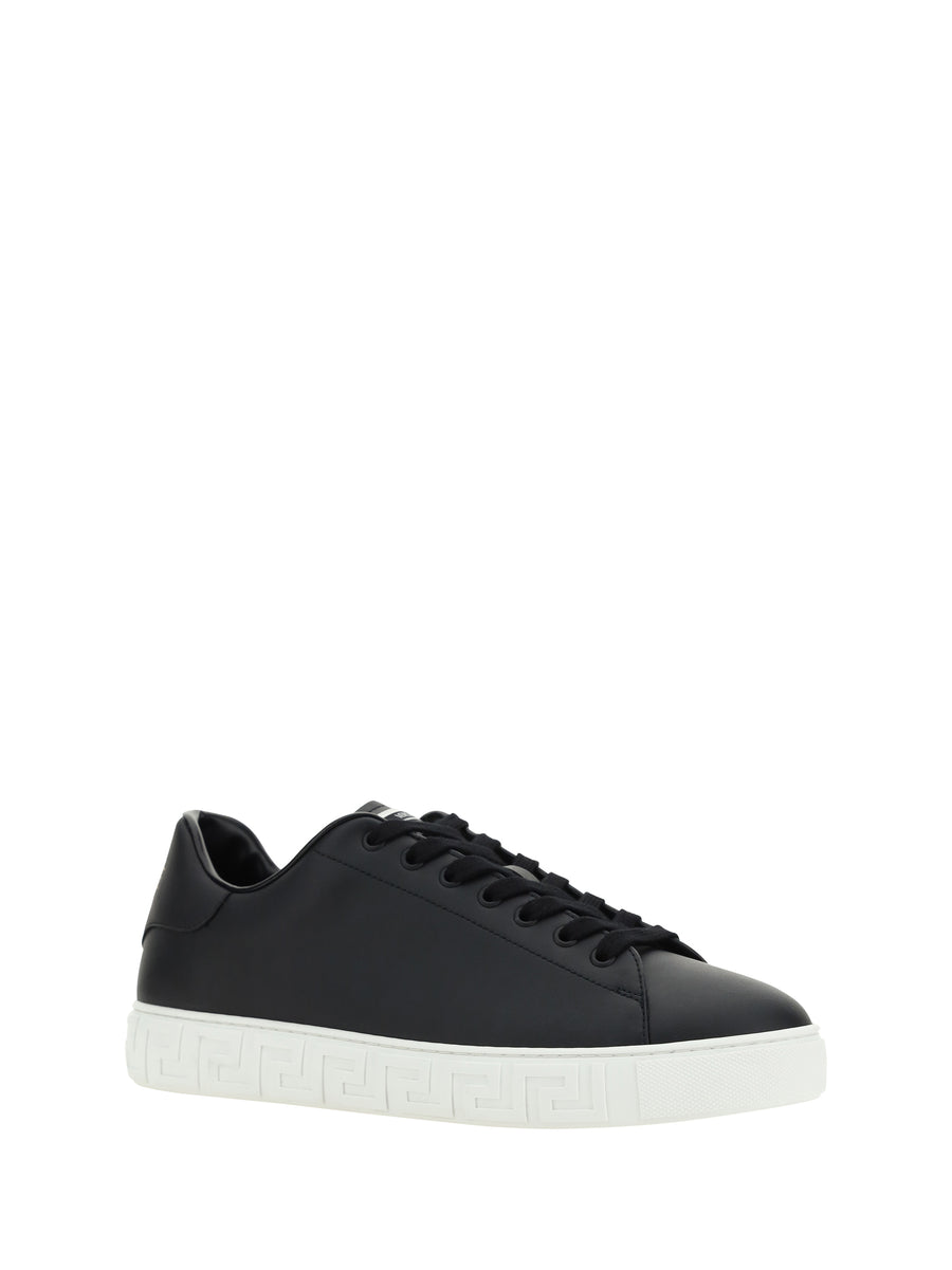 Black Calfskin Sneakers Upper: Calfskin; Sole: Rubber Trainers