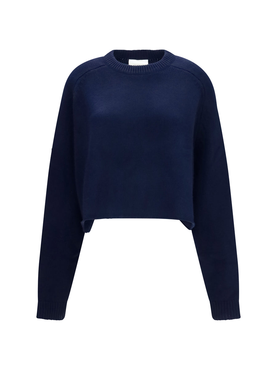 Lisa Yang 100% Cashmere sweater in navy