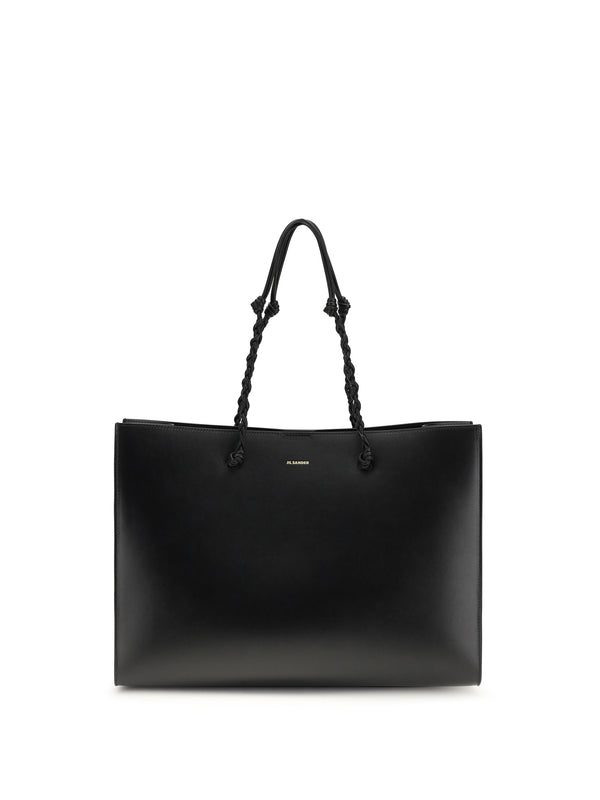 Tote Bag Tangle Black Leather Calf Shoulder