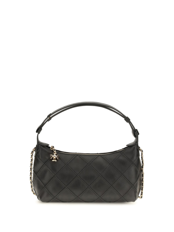 Tory Burch Lamb nappa leather shoulder bag in black