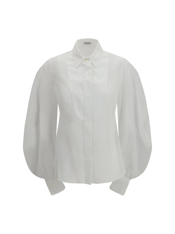 Brunello Cucinelli 100% Cotton shirt in white