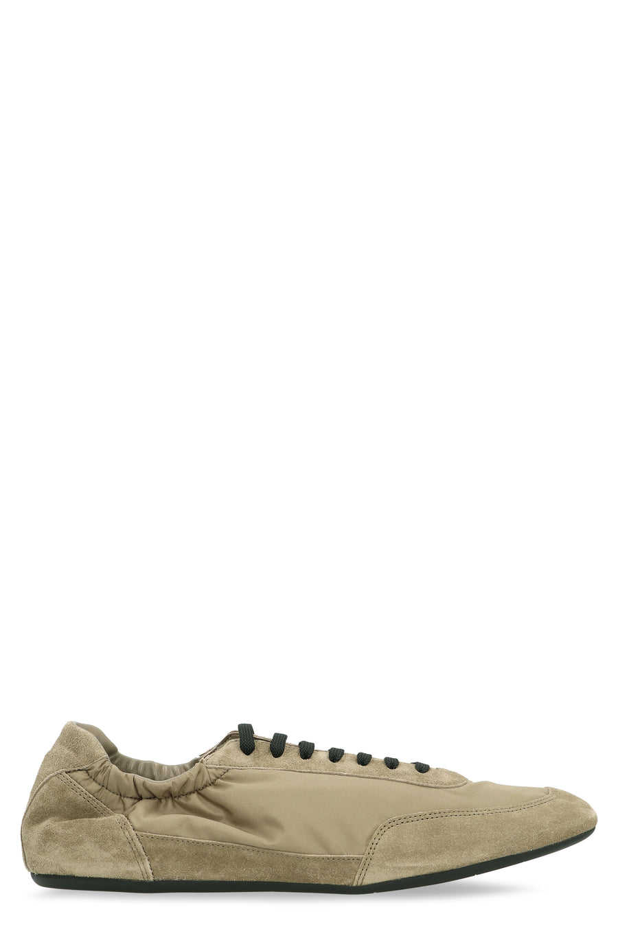 Collapse Sneakers Re-Nylon And Suede Leather Khaki Polyamide Trainers