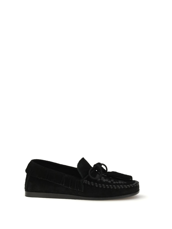 Isabel Marant 100% calf leather Bos Taurus loafer in black