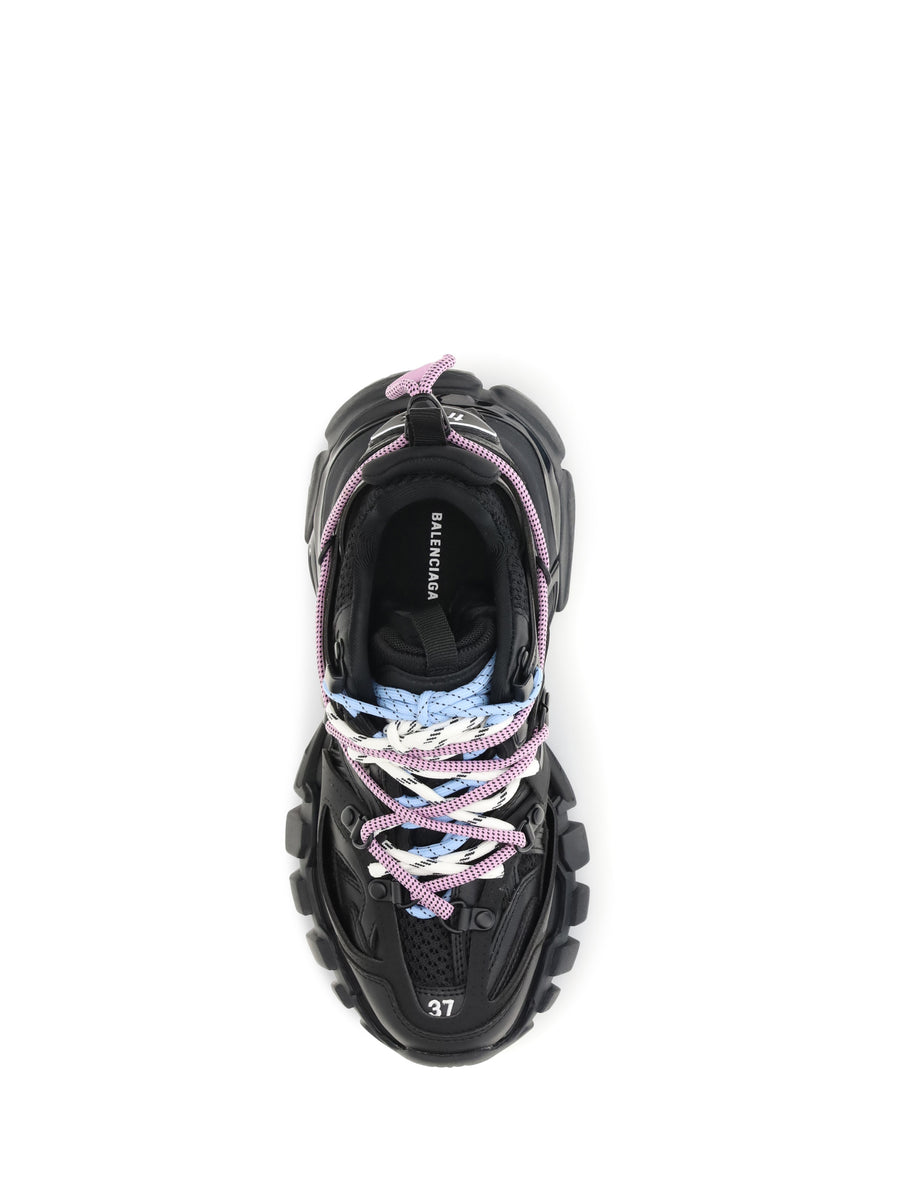 Sneakers Track Trail Black-Pink-Blue-Beige Black/pink/blue/beige Upper Polyester Lace-up Shoes