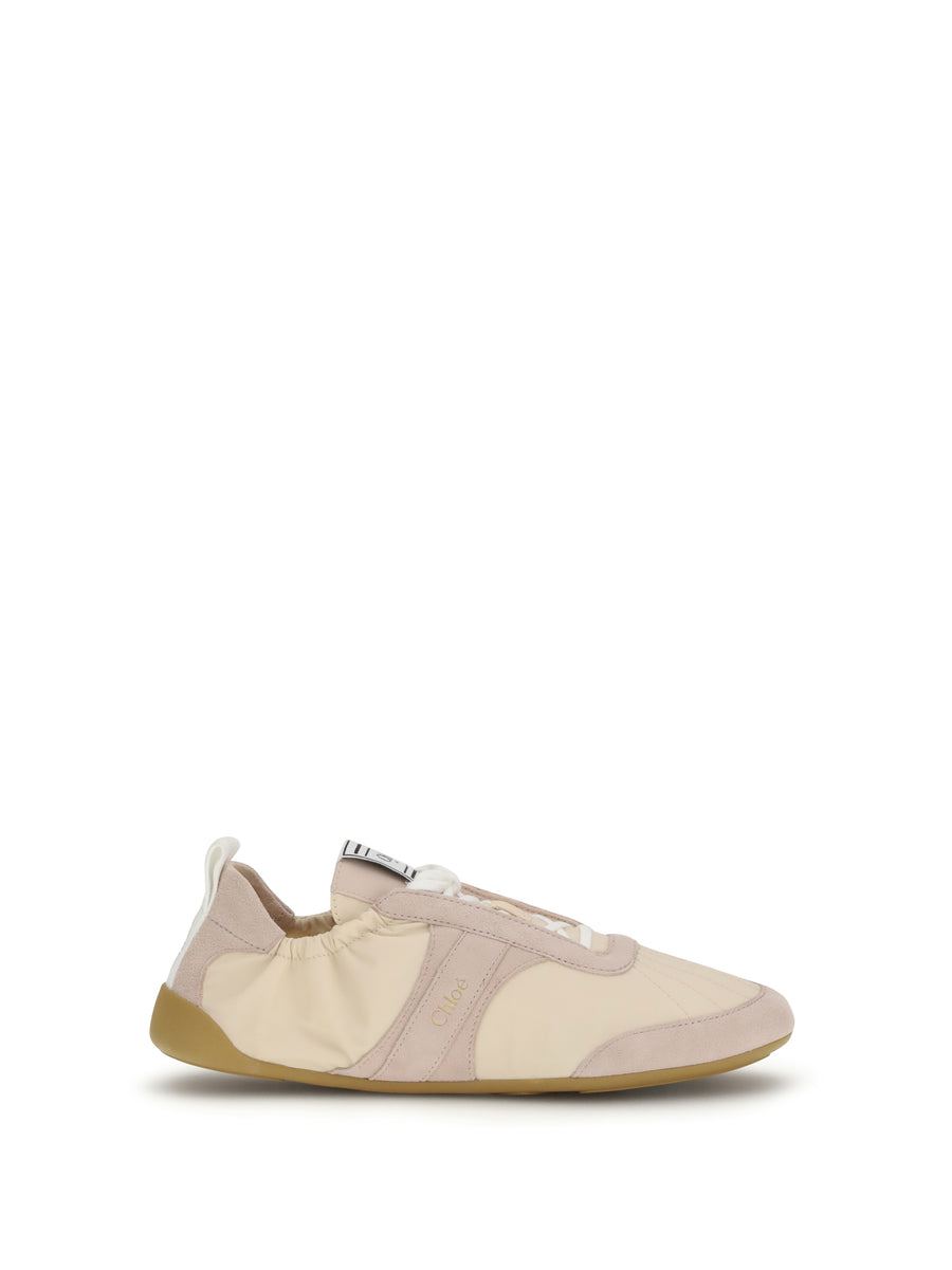 Sneakers Kick Blushy Beige Upper Nylon Trainers