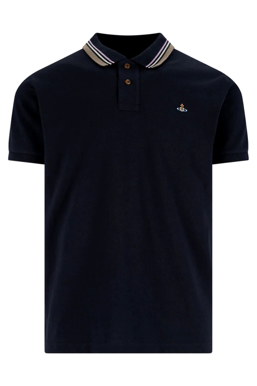 Polo Shirt Piqué Cotton Black