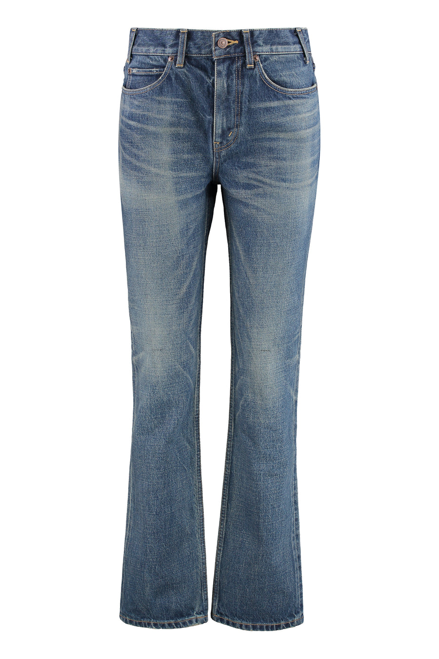 Françoise Straight Leg Jeans Denim Cotton Straight-leg