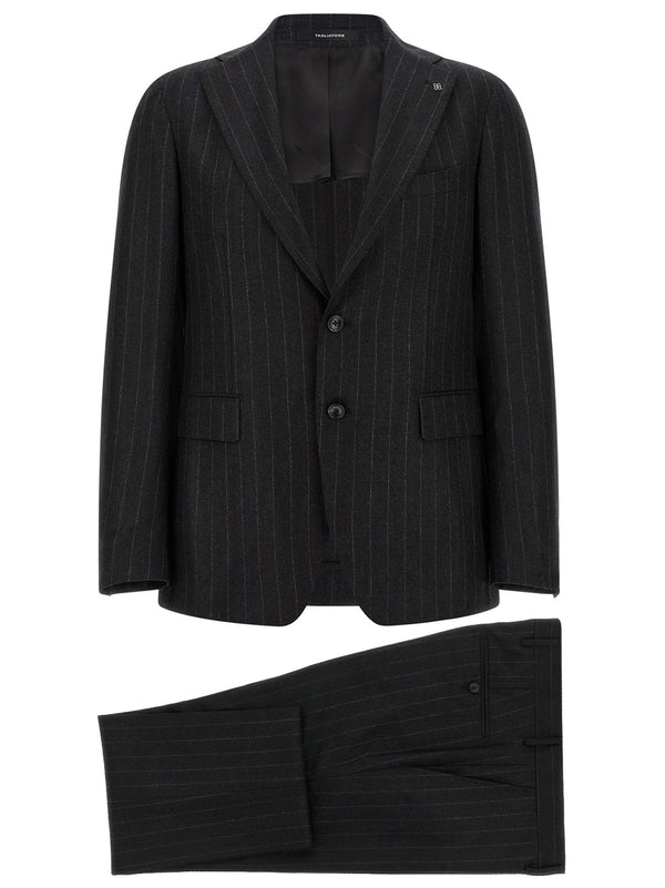 Tagliatore Vesuvio Pant Suit — Anthracite