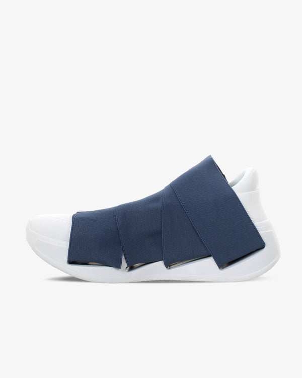 Fessura Italia Elasticated fabric belt in navy