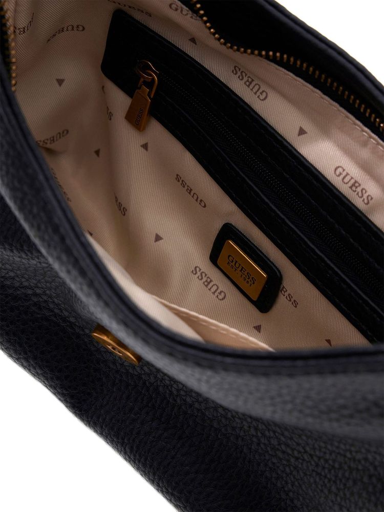 Guess Shoulder Bag Black Polyurethane / Shoulder-bags