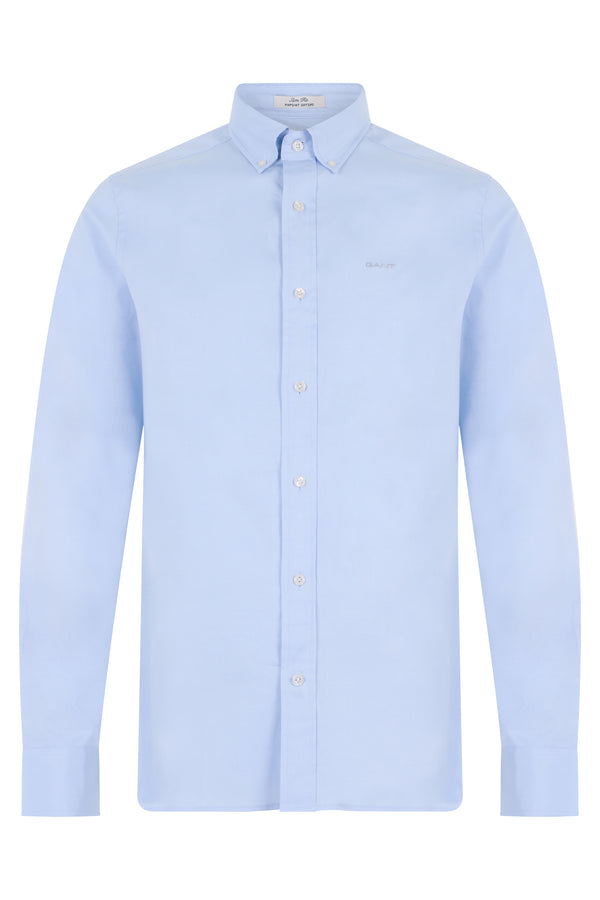 Shirt Slim Fit Cotton Light Blue