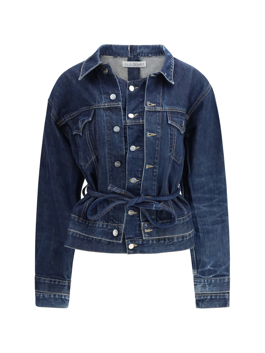 E.L.V. Denim 100% Cotton jacket in blue