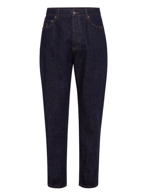 Brunello Cucinelli Cotton 100% jeans in indigo