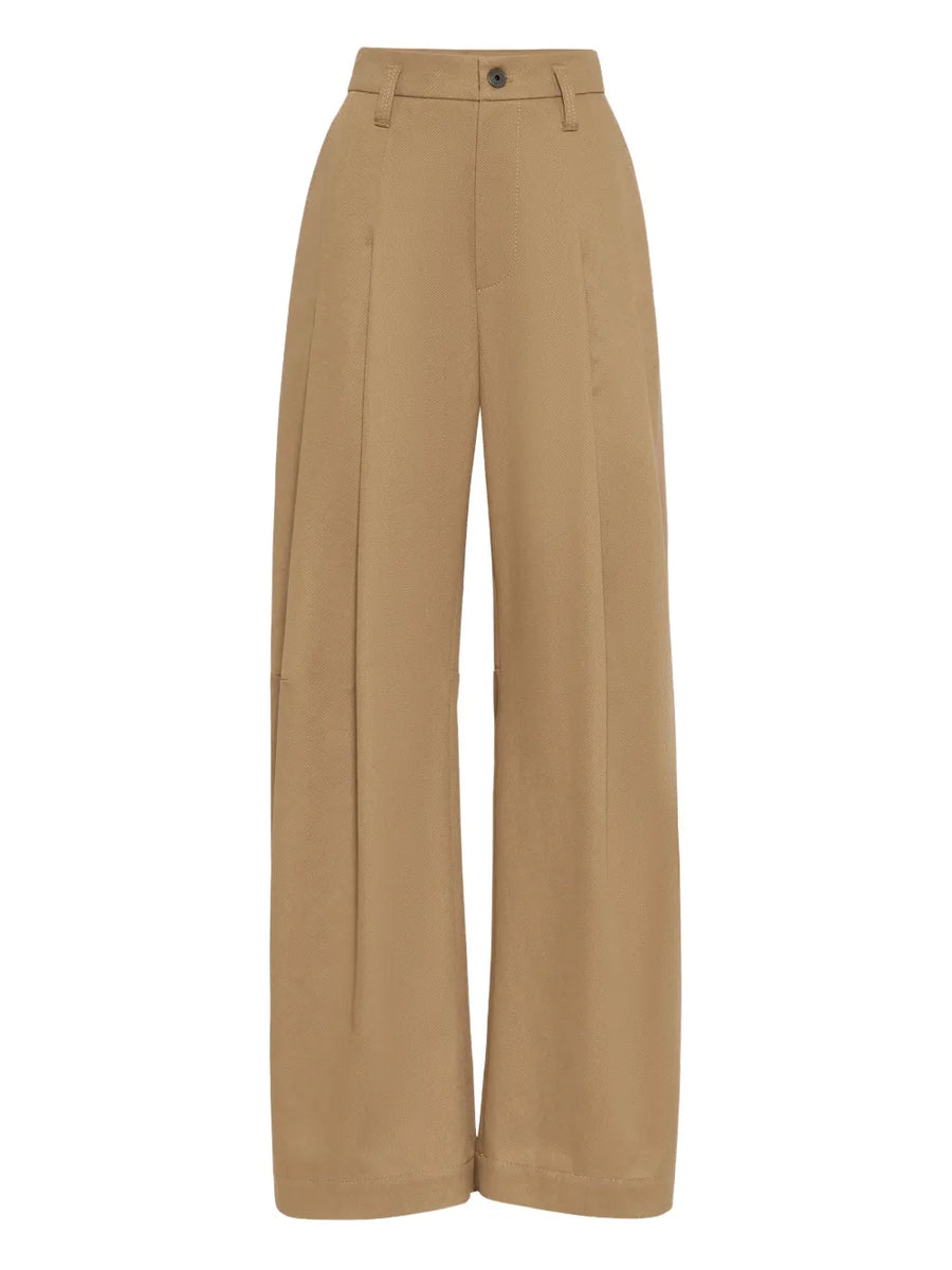 Brunello Cucinelli Cotton 100% trousers in camel