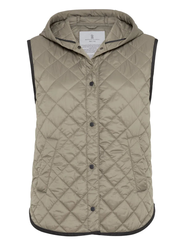 Brunello Cucinelli Nylon 100% vest in beige