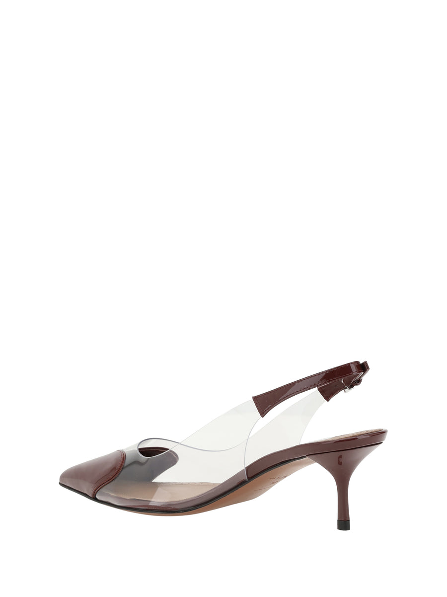 Pumps Le Coeur Garnet Red Calf Leather