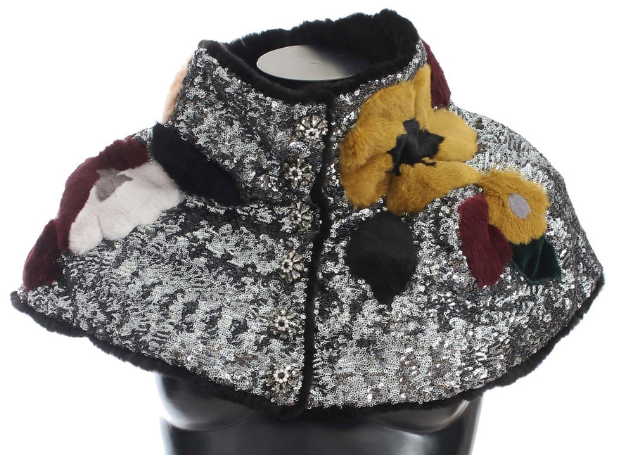 Dolce & Gabbana 100% Polyester shawl in silver
