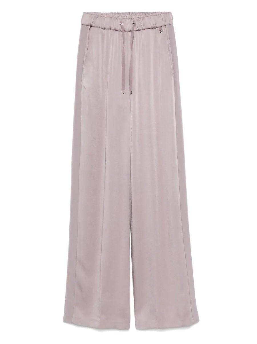 Herno Outer: Acetate 72% trousers in mauve