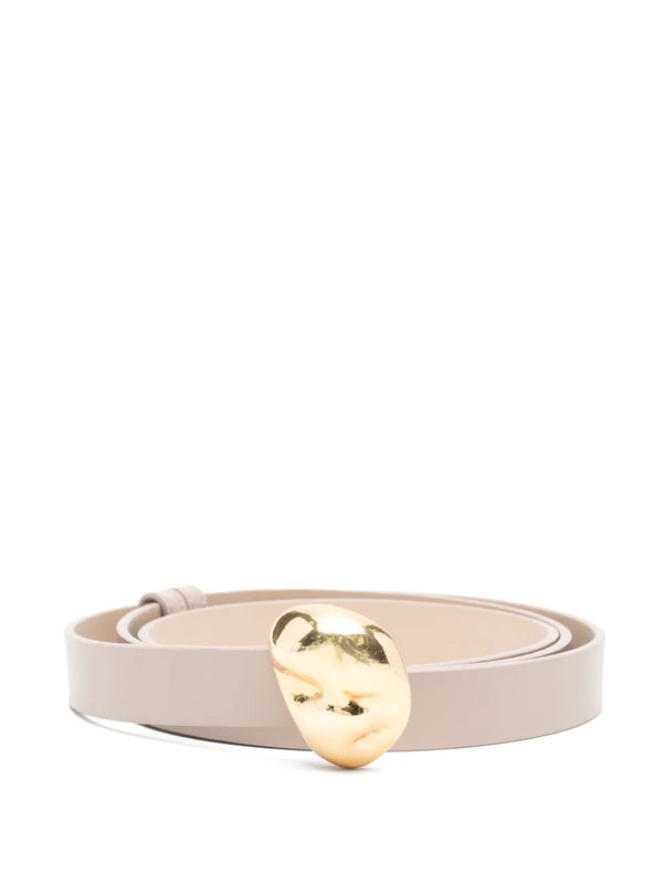 Fabiana Filippi Leather 100% belt in beige