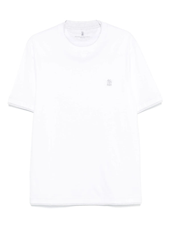 Brunello Cucinelli Cotton 100% t-shirt in white