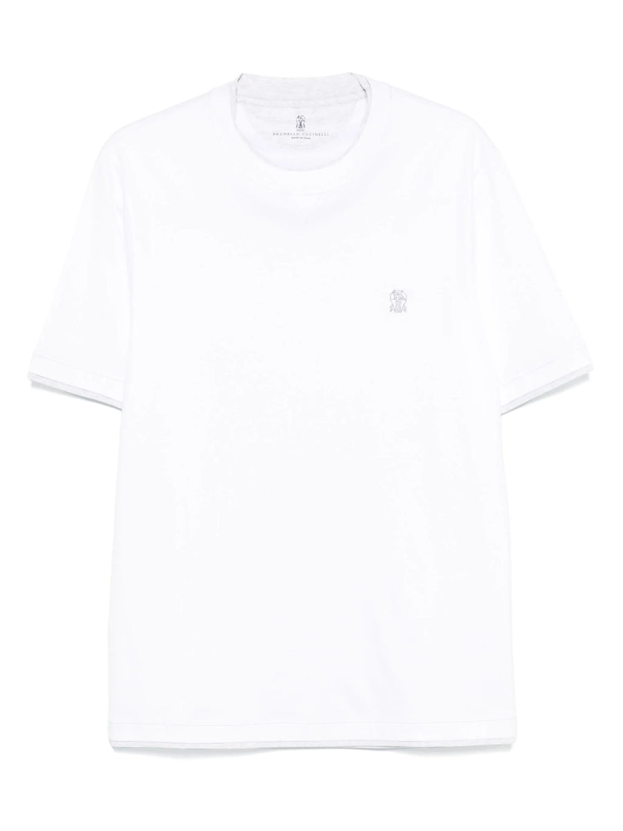 Brunello Cucinelli Cotton 100% t-shirt in white