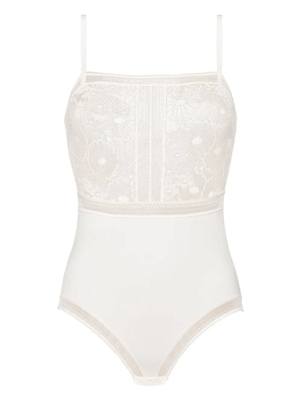 Eres Polyamide 95% bodysuit in white