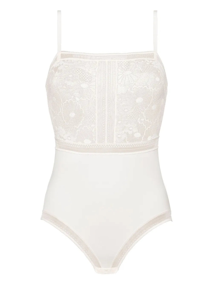 Eres Polyamide 95% bodysuit in white