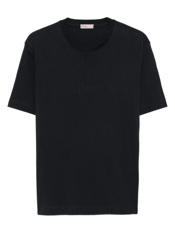 Herno Cotton 100% t-shirt in black