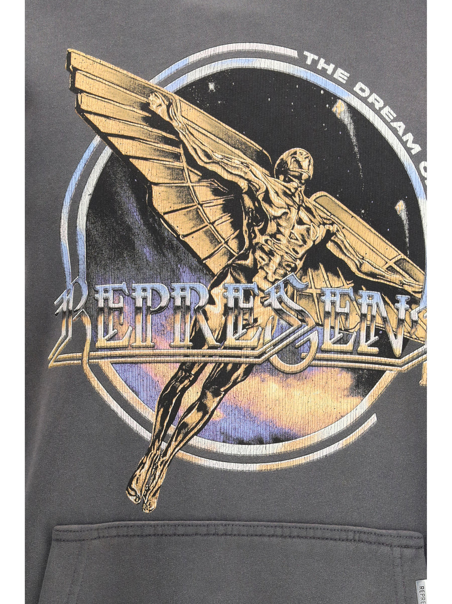 Hoodie Golden Tour Sun Fade Grey Cotton Sweatshirts