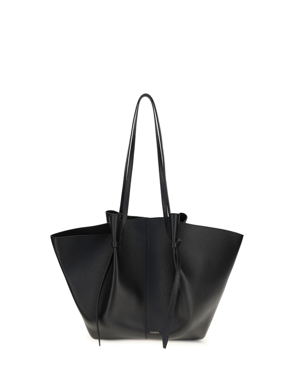 Shoulder Bag Mochi Black Leather Calf (bos Taurus)