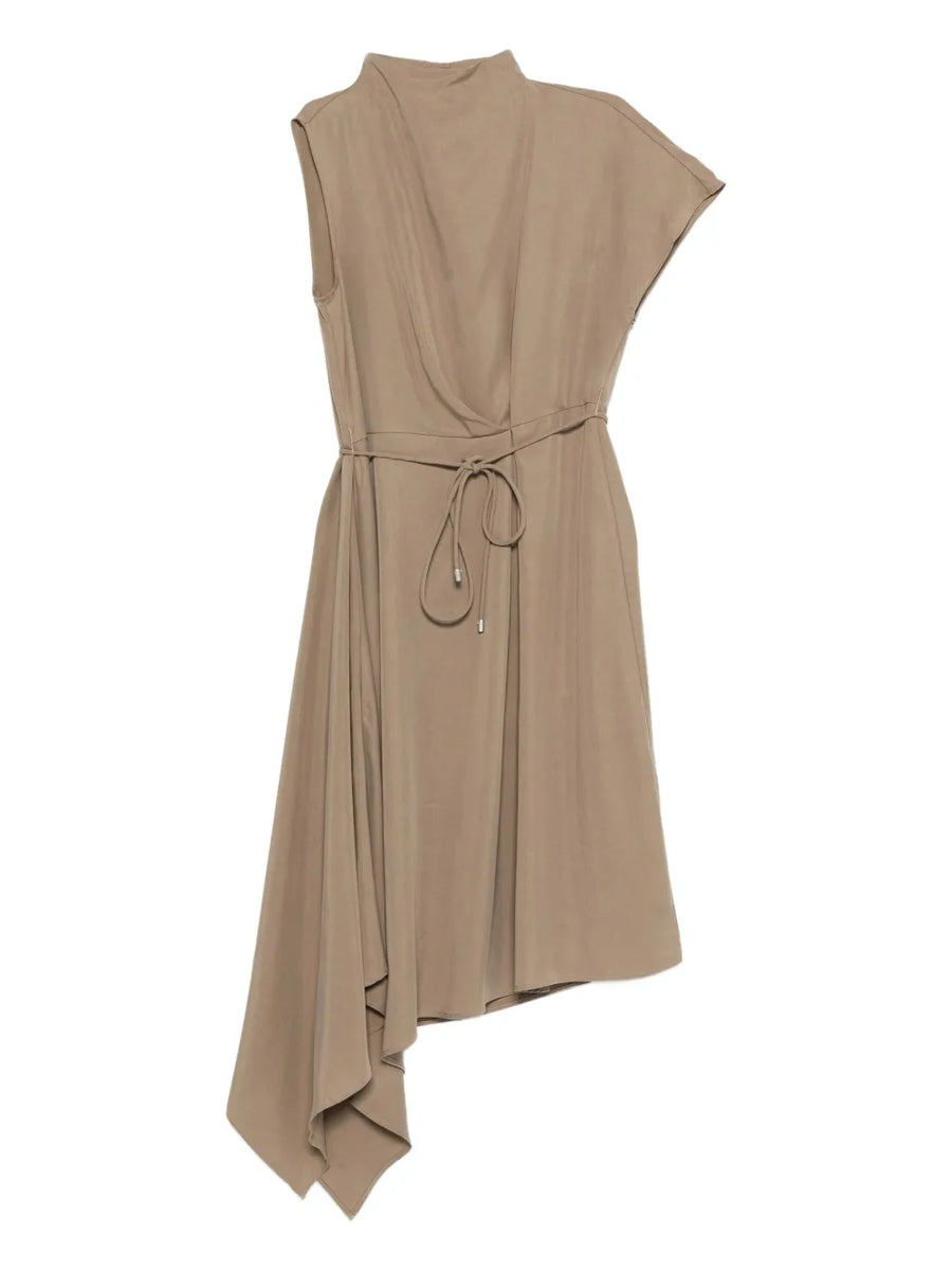 Peserico Lyocell 100% dress in beige