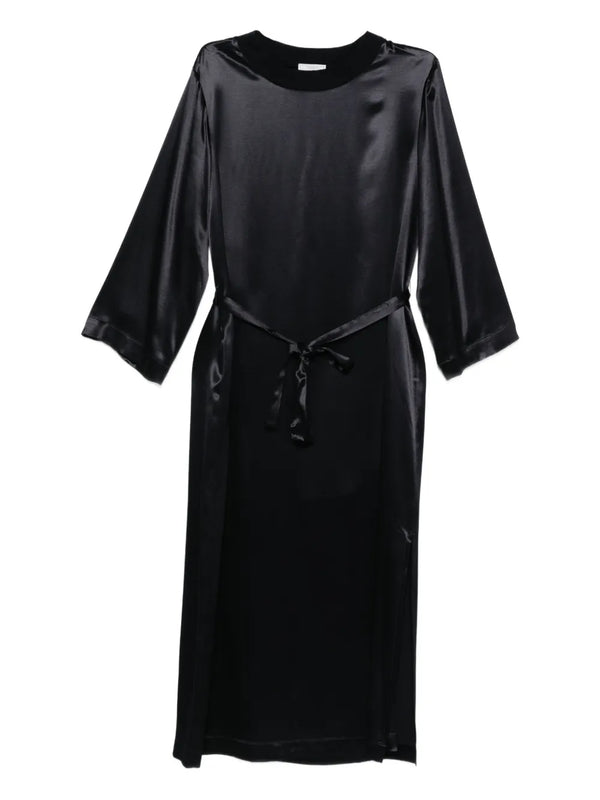 Peserico Viscose 100% midi dress in black