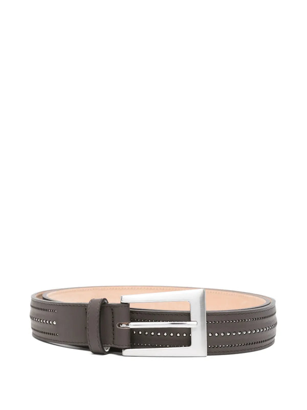 Peserico Calf Leather 100% belt in brown